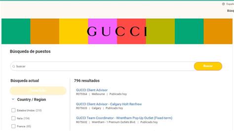 invio cv gucci italia|gucci news.